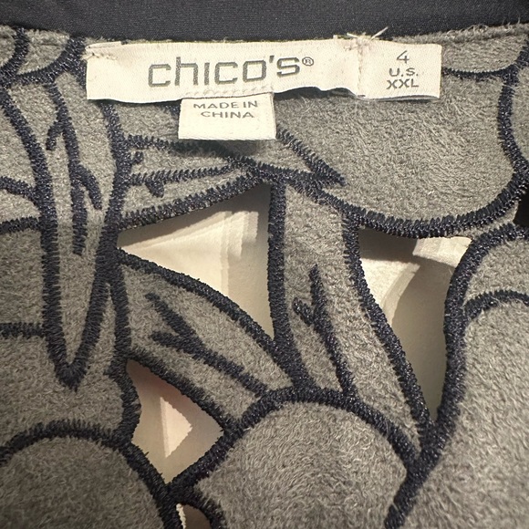 NWT Chico’s Faux Leather Jacket - Picture 5 of 8